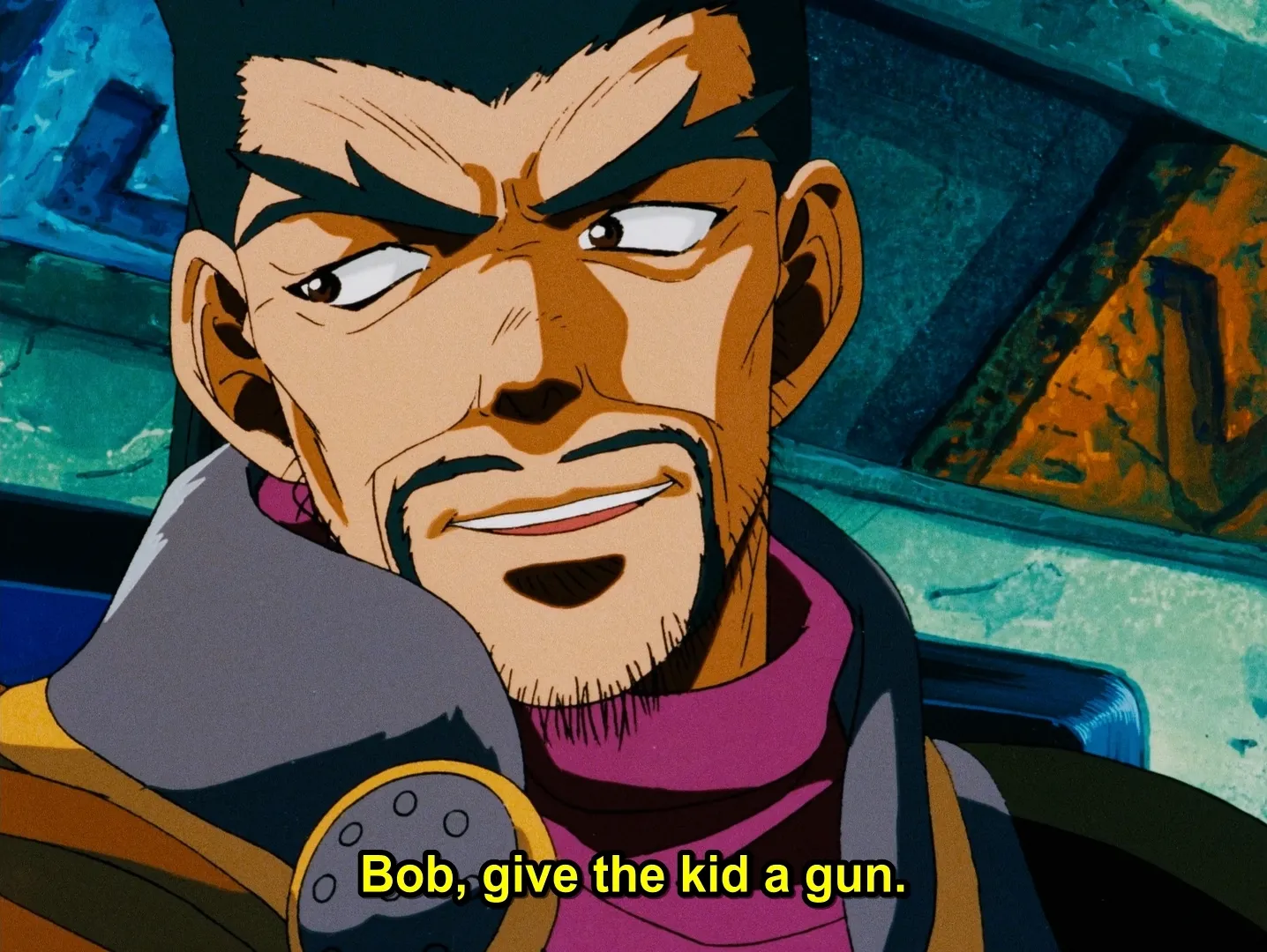 Bob, give the kid a gun